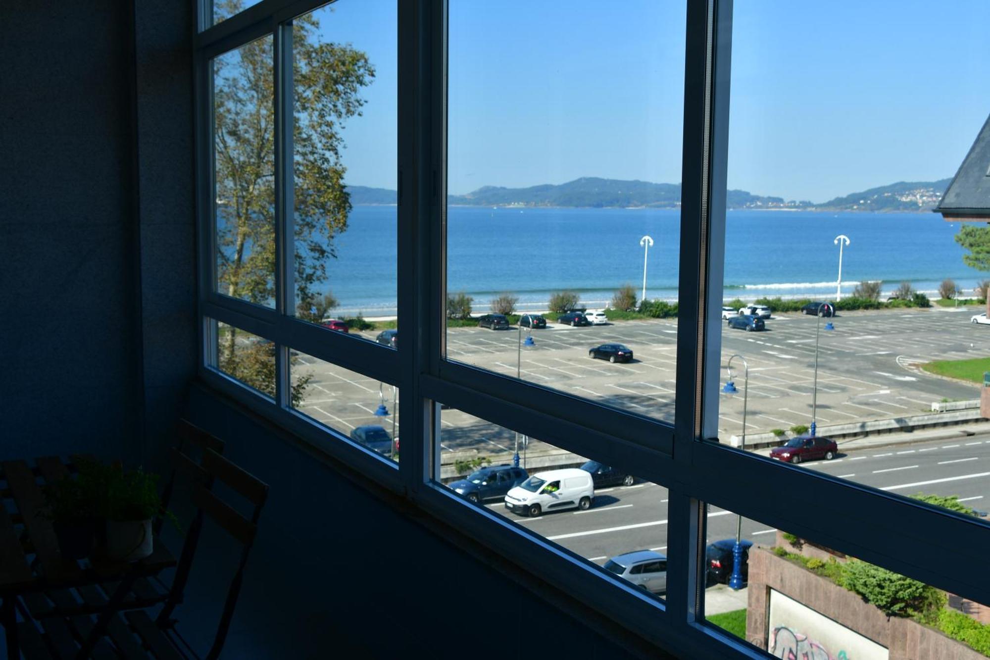 Primera Linea De Playa Samil Costa Con Garaje Incluido Vigo Ngoại thất bức ảnh